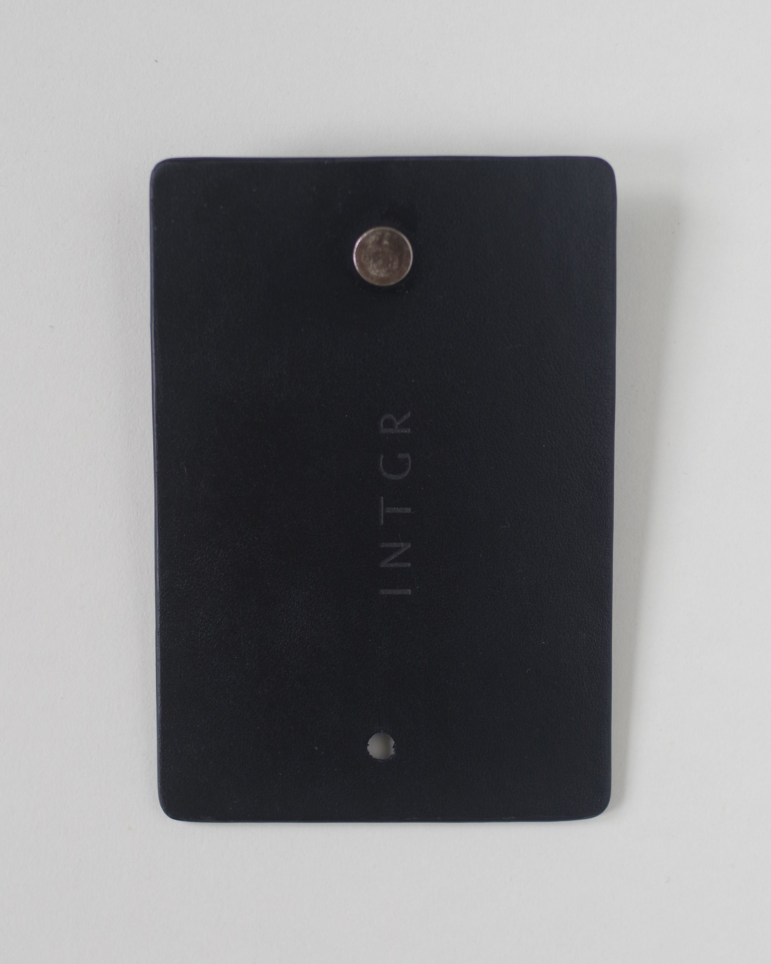 Black Vegan Leather Wire Organizer