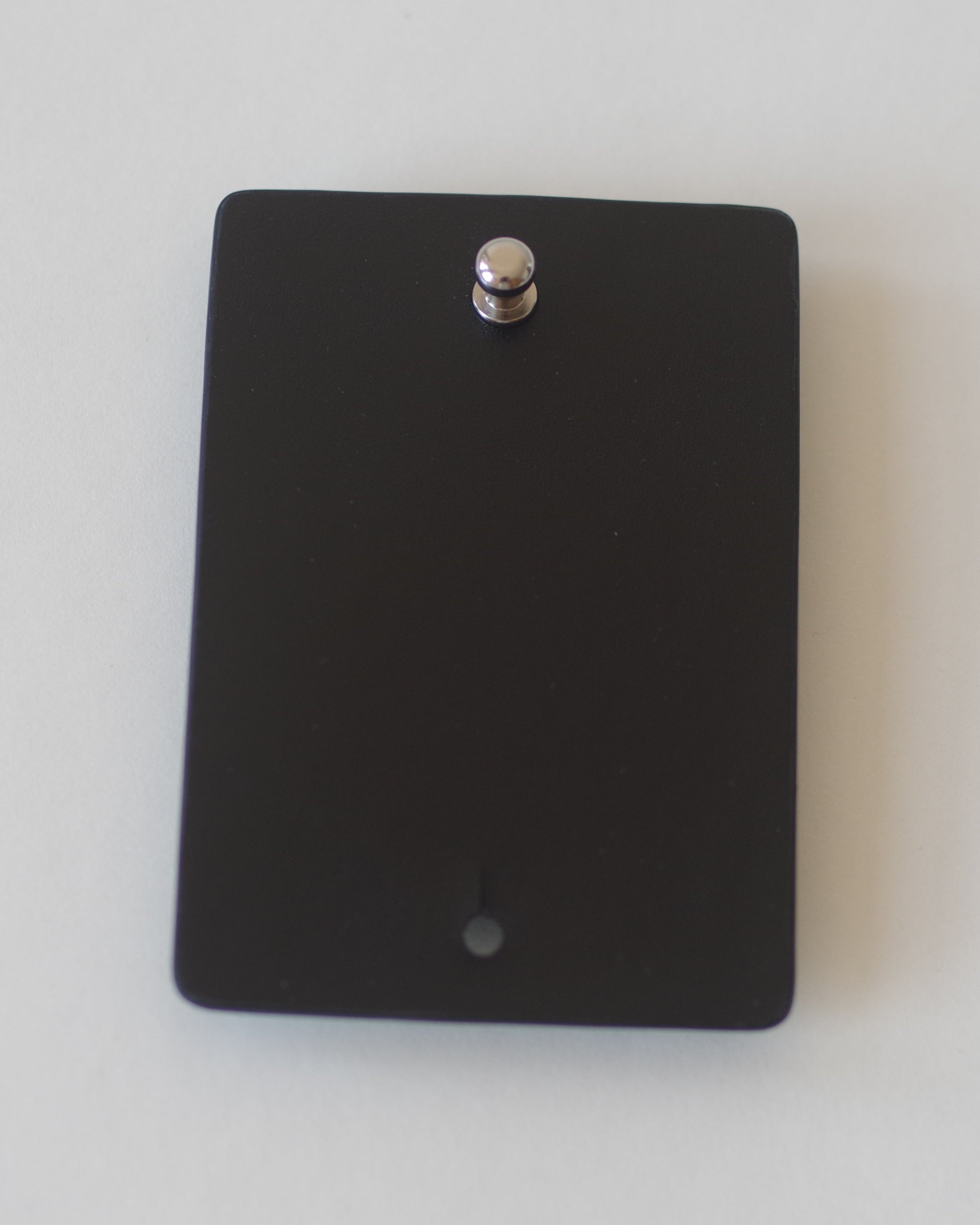 Black Vegan Leather Wire Organizer