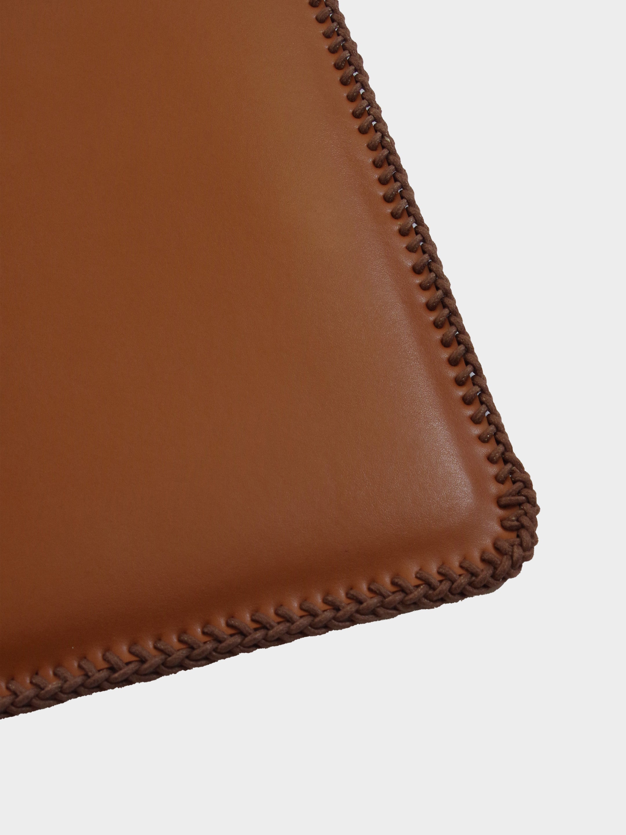 Cognac Vegan Leather Ipad Sleeve