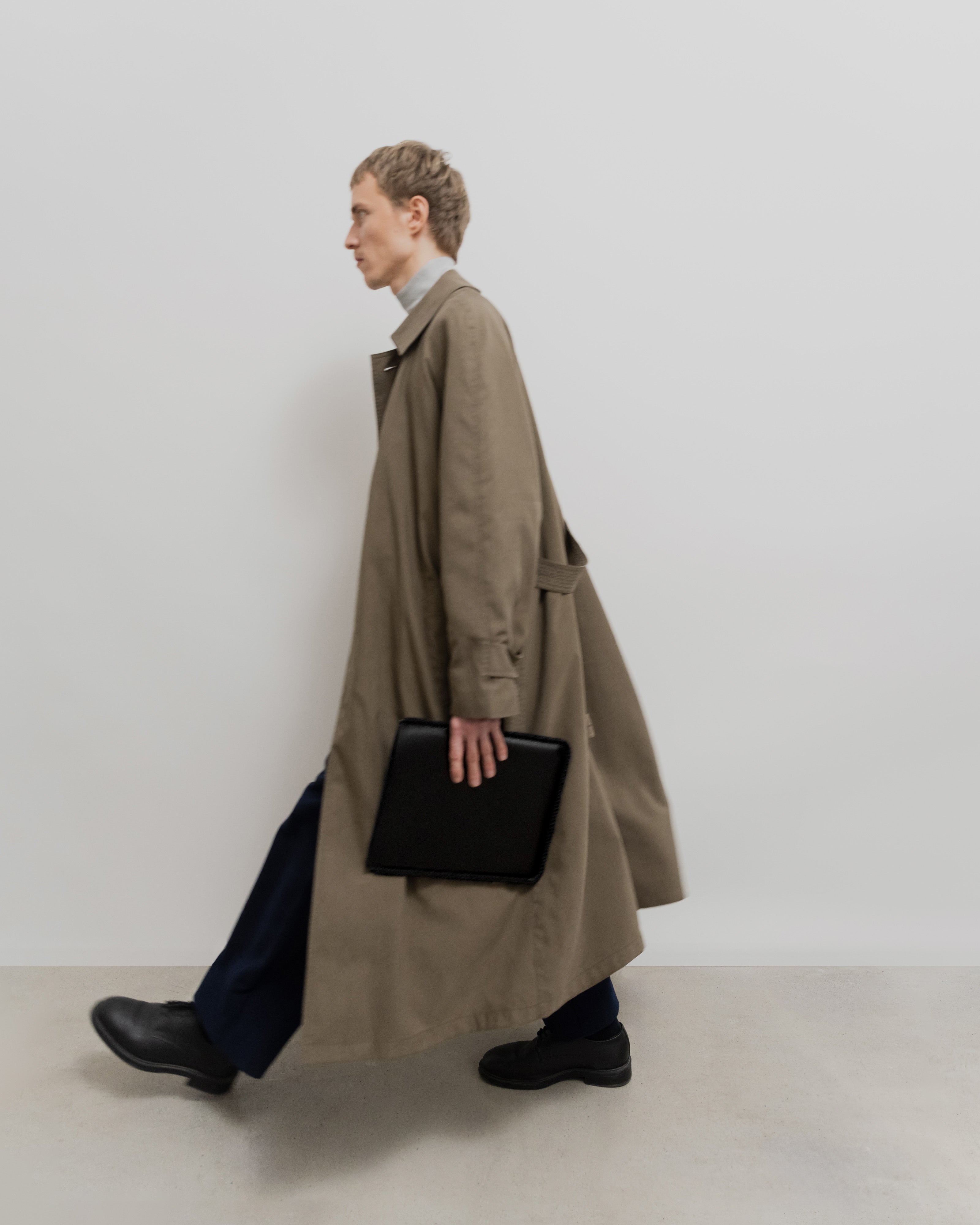 Black Vegan Leather Ipad Sleeve