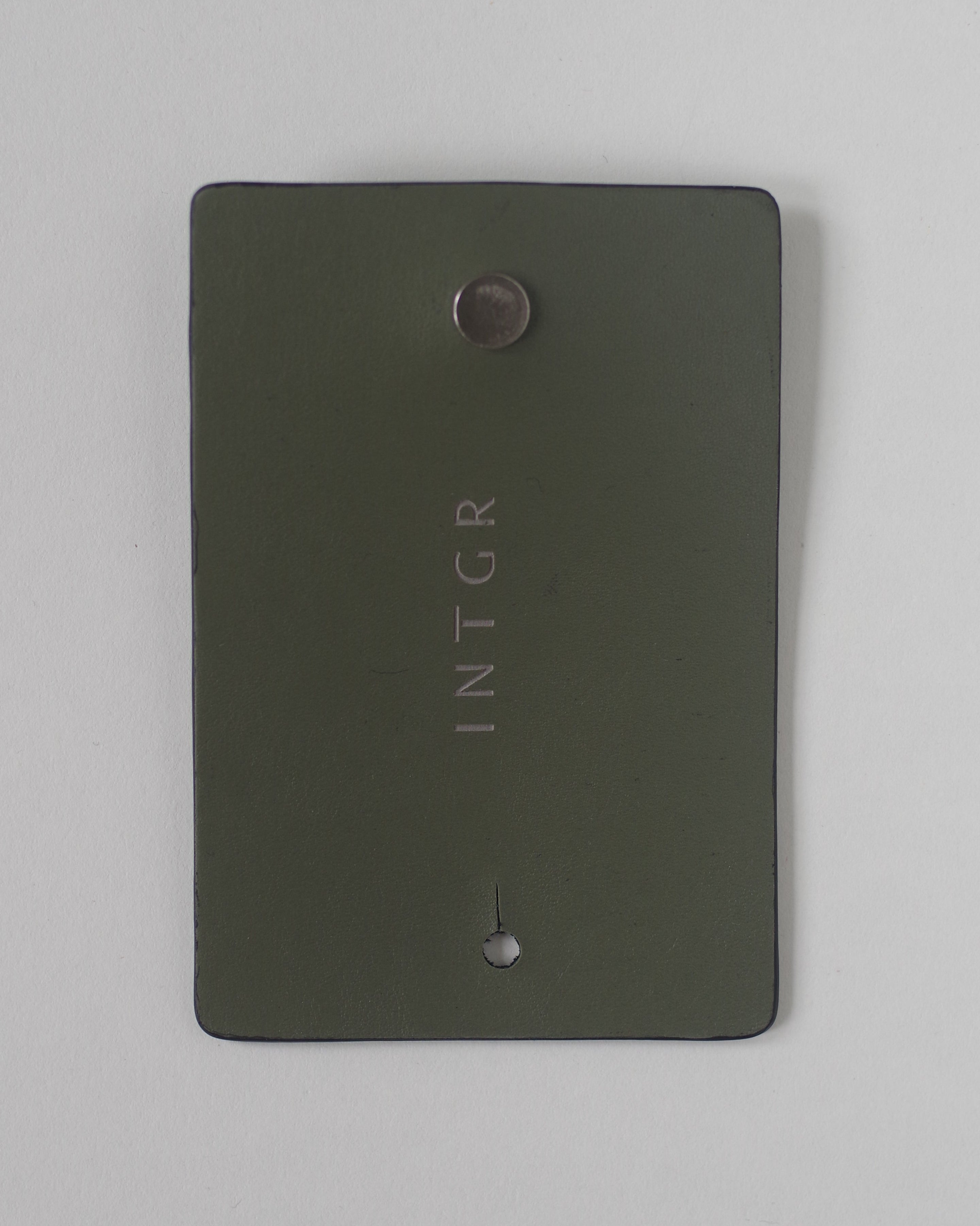 Olive Vegan Leather Wire Organizer