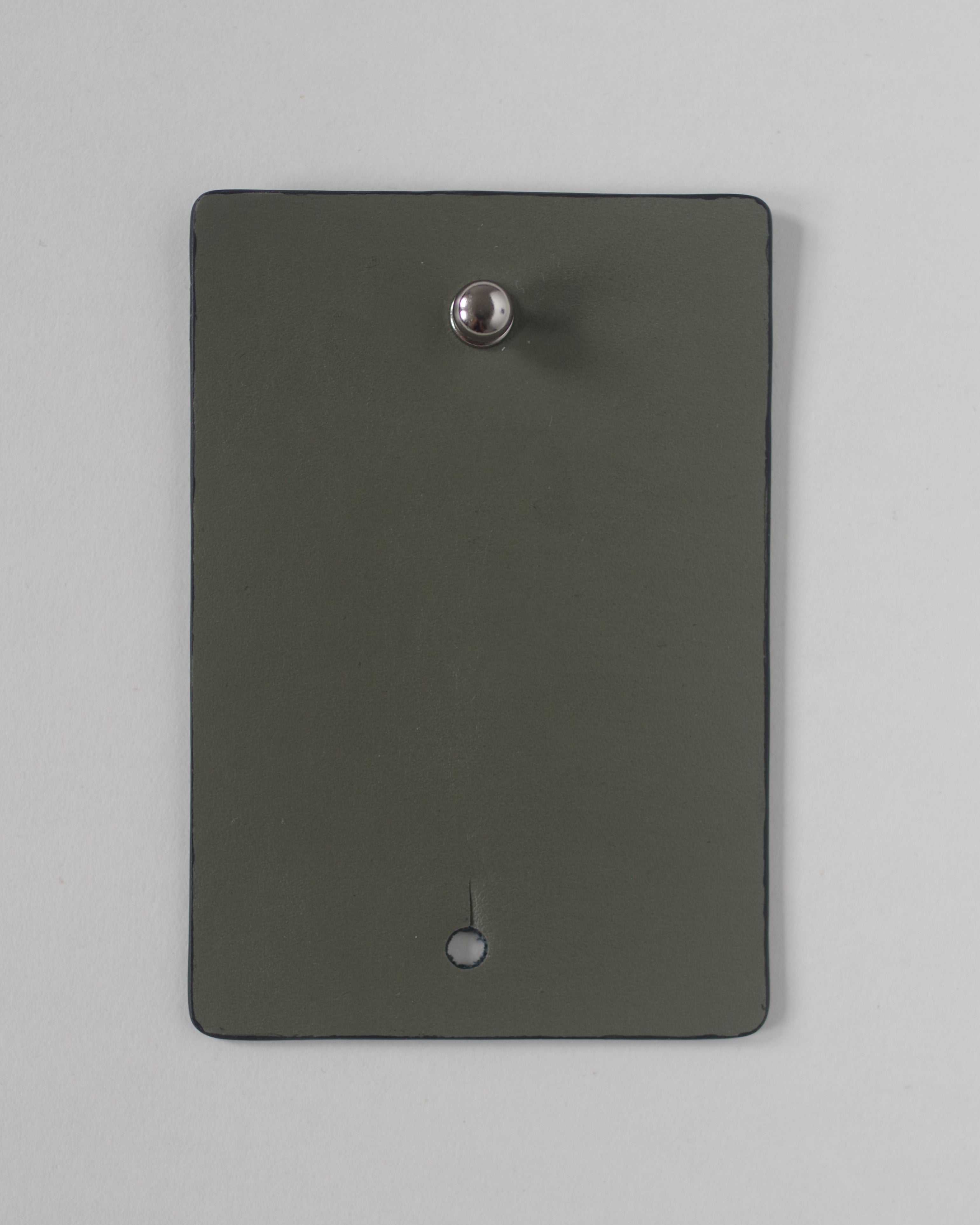 Olive Vegan Leather Wire Organizer