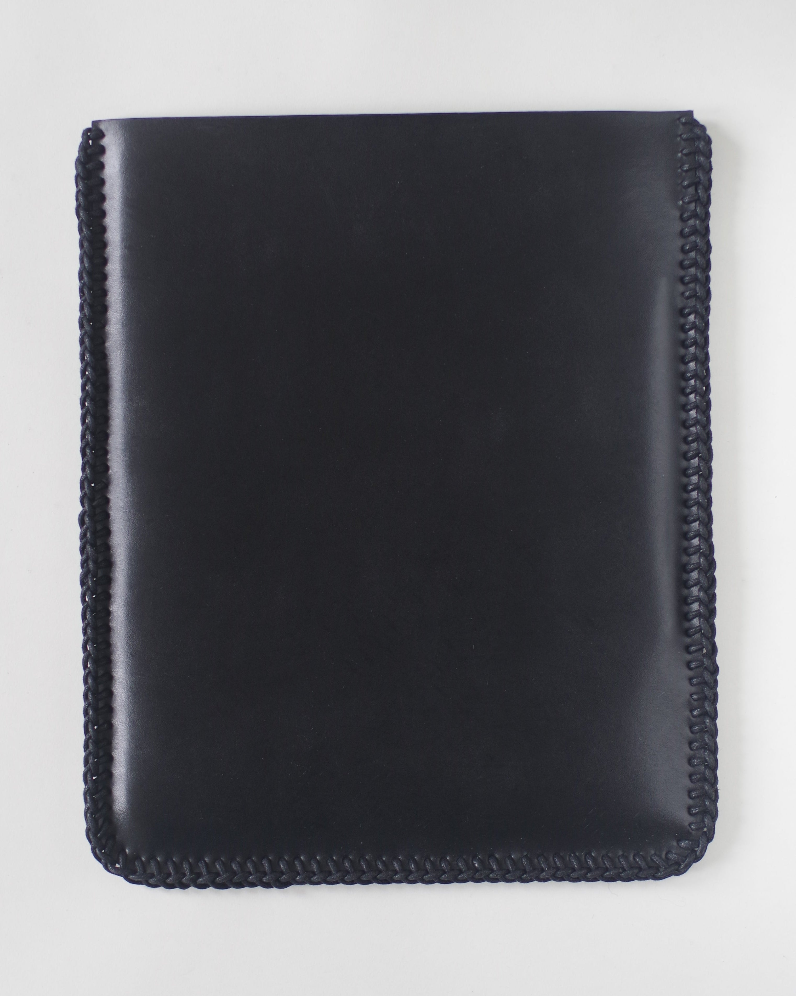 Black Vegan Leather Ipad Sleeve