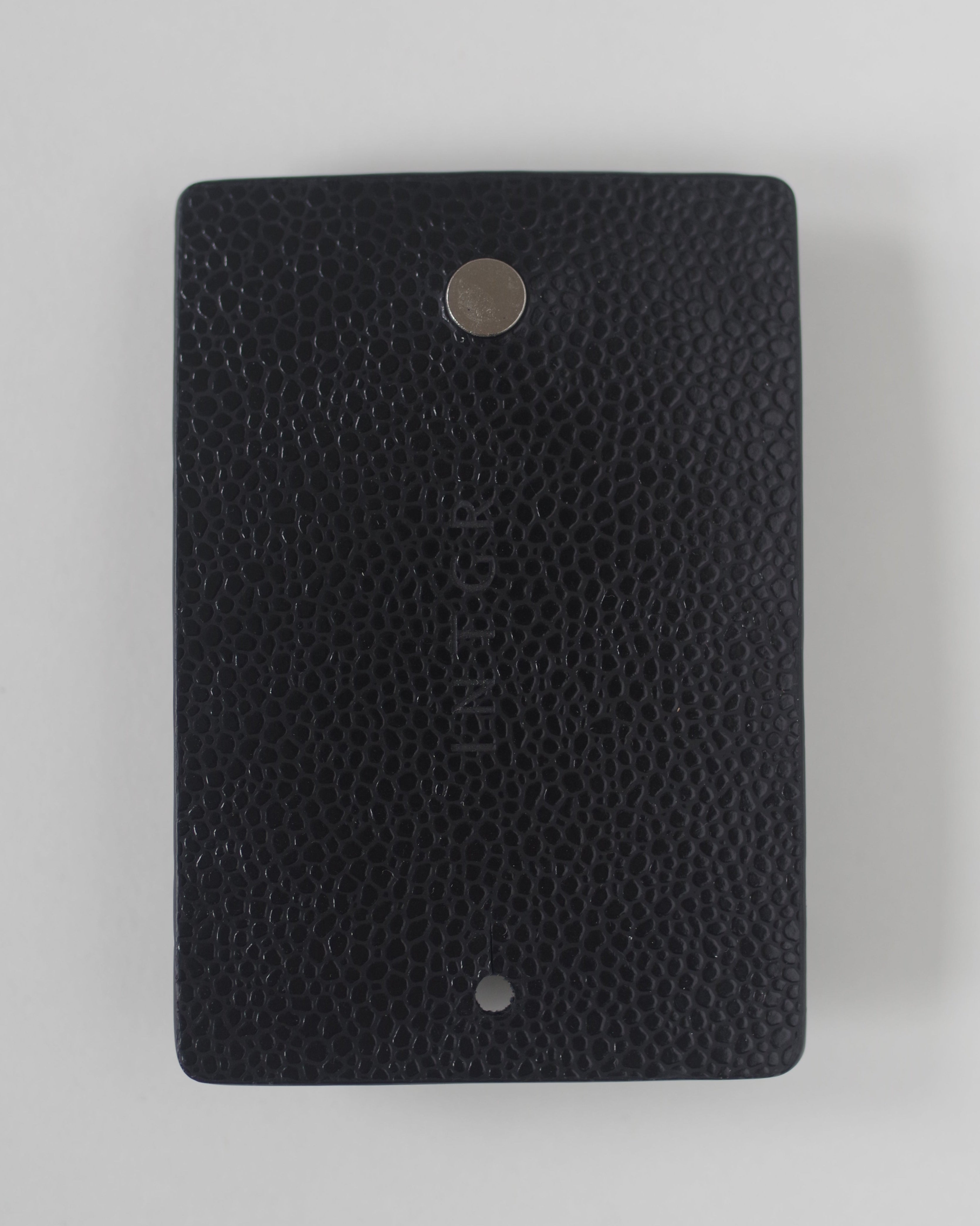 Black T Vegan Leather Wire Organizer