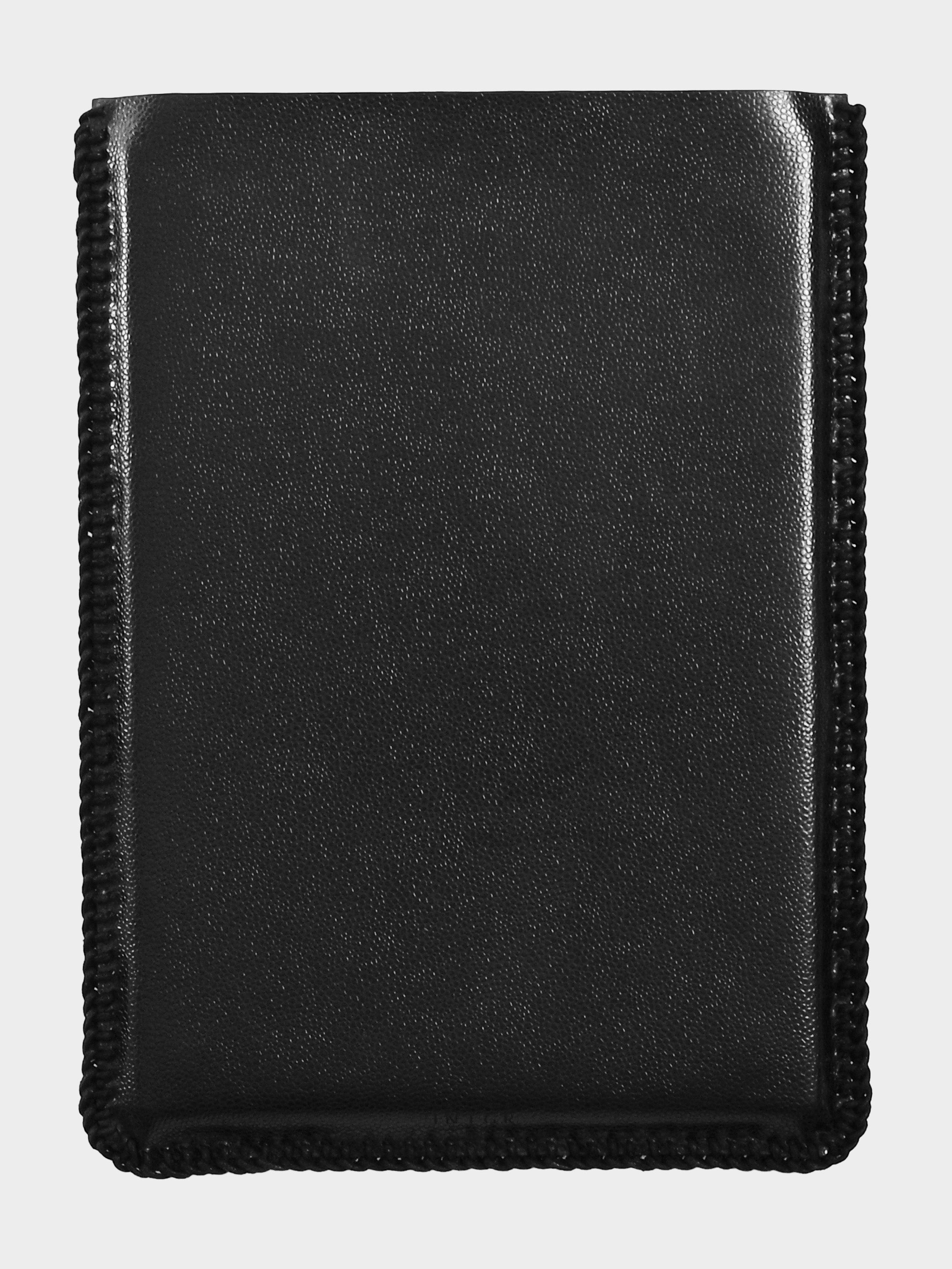Black T Vegan Leather Laptop Sleeve