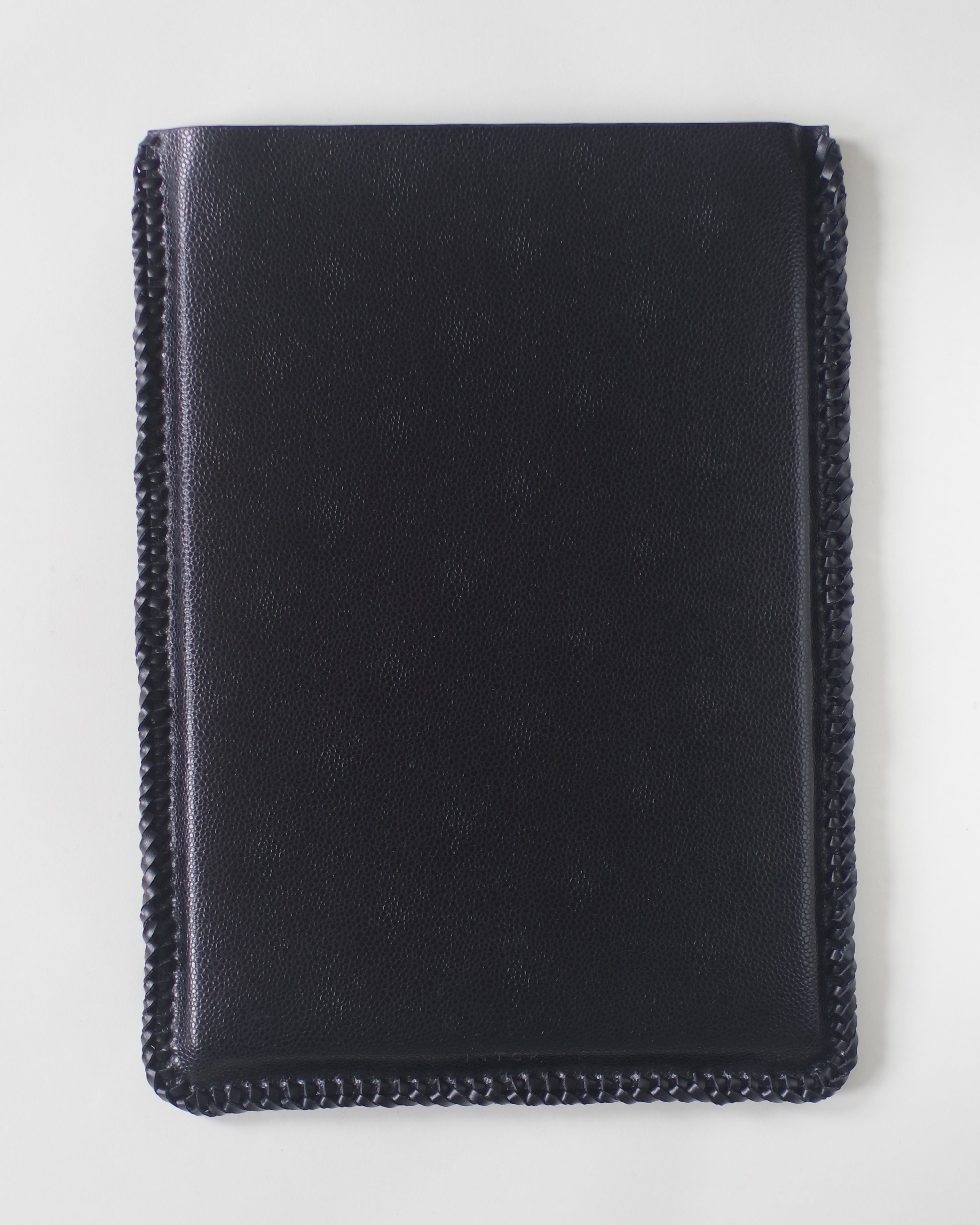 Black T Vegan Leather Laptop Sleeve