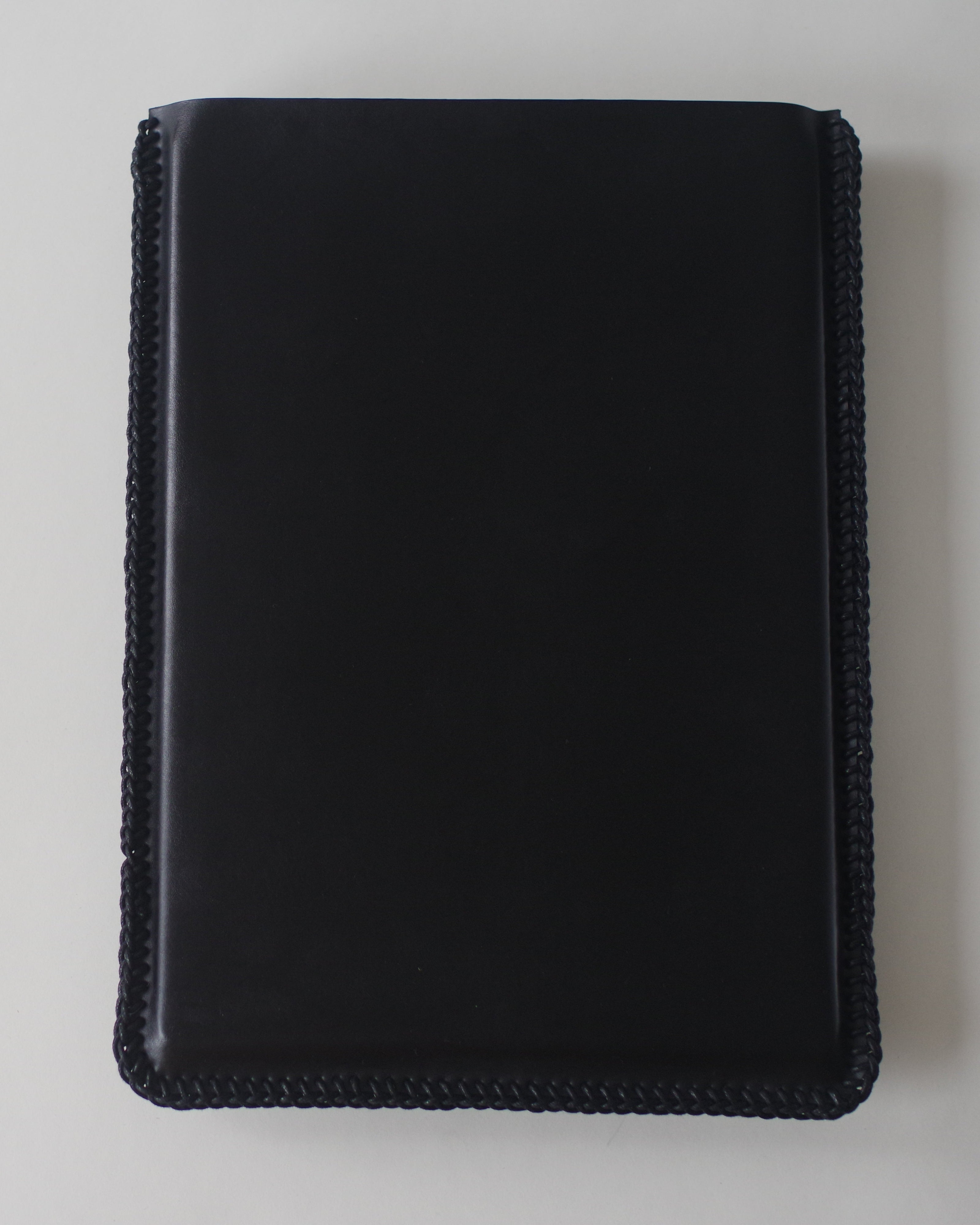 Black Vegan Leather Laptop Case