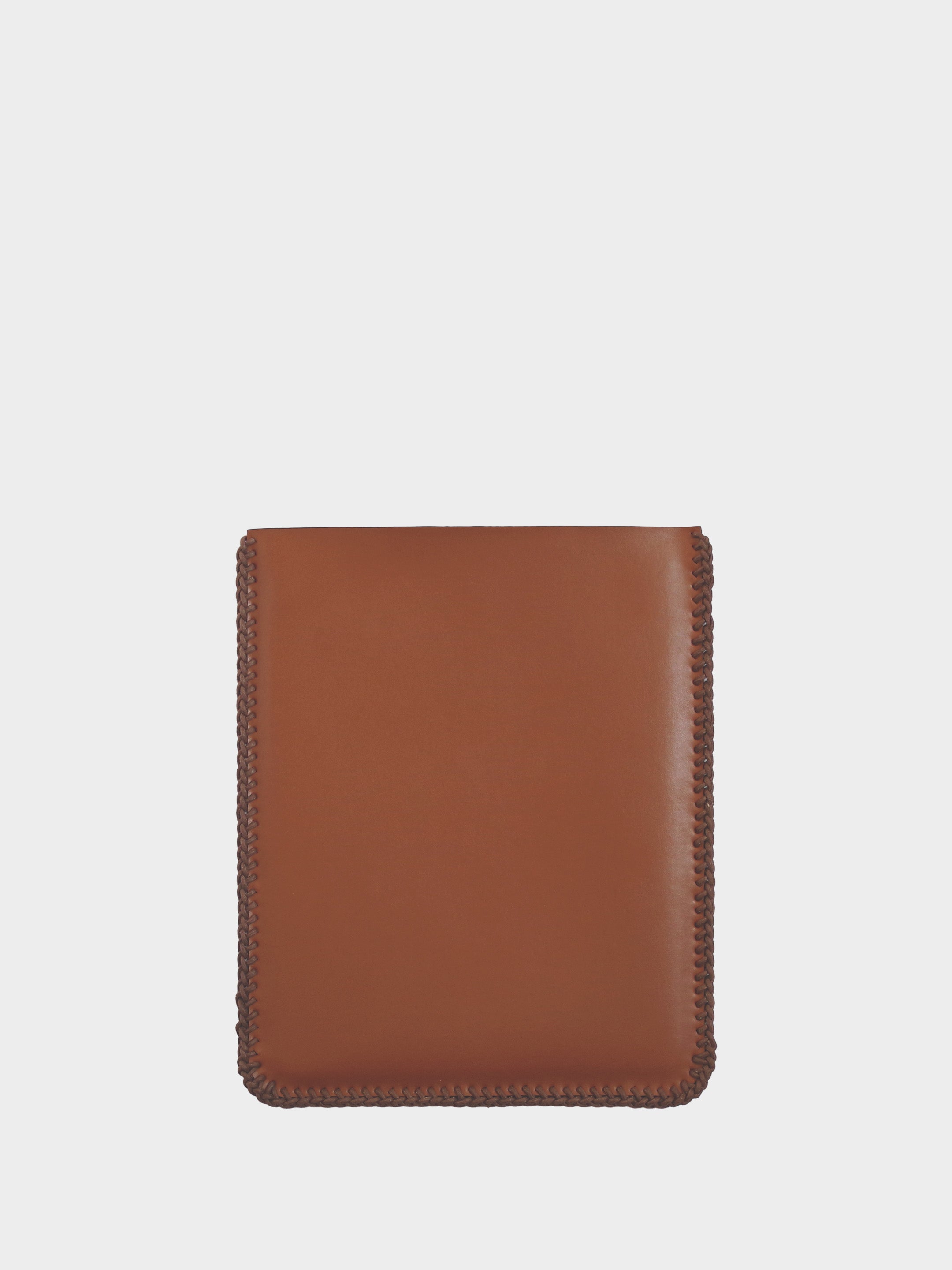 Cognac Vegan Leather Ipad Sleeve