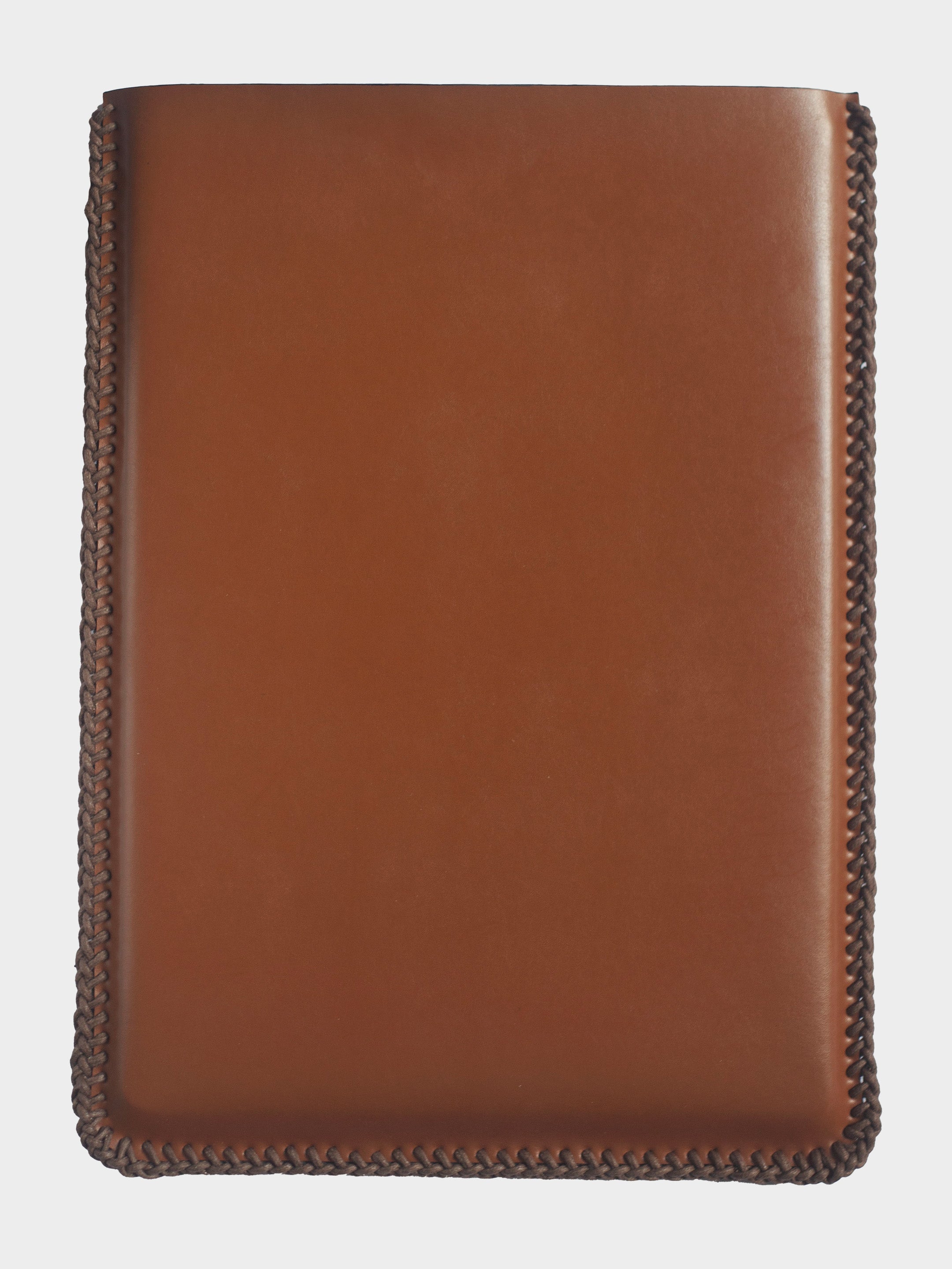 Cognac Vegan Leather Laptop Case