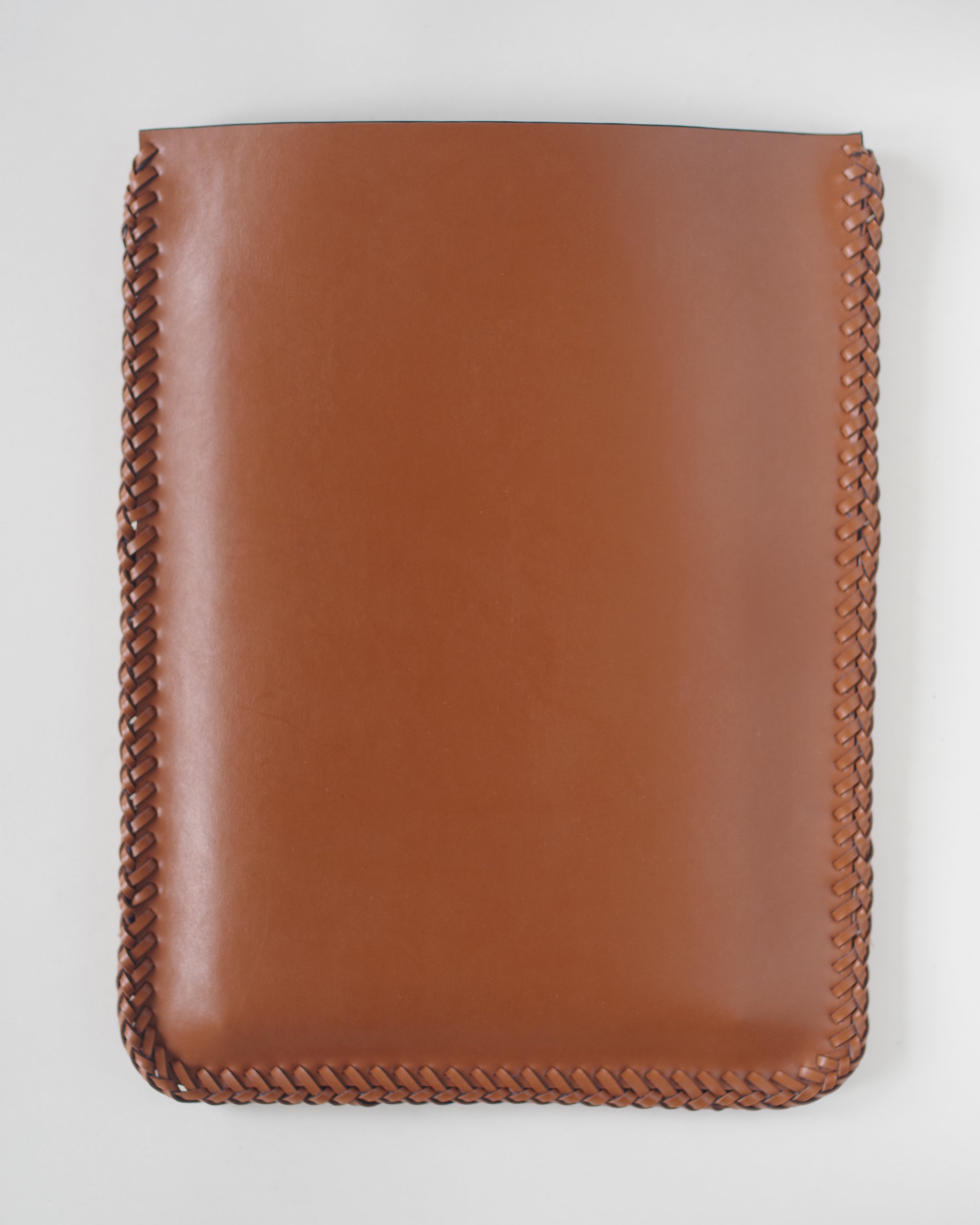 Cognac Vegan Leather Ipad Sleeve