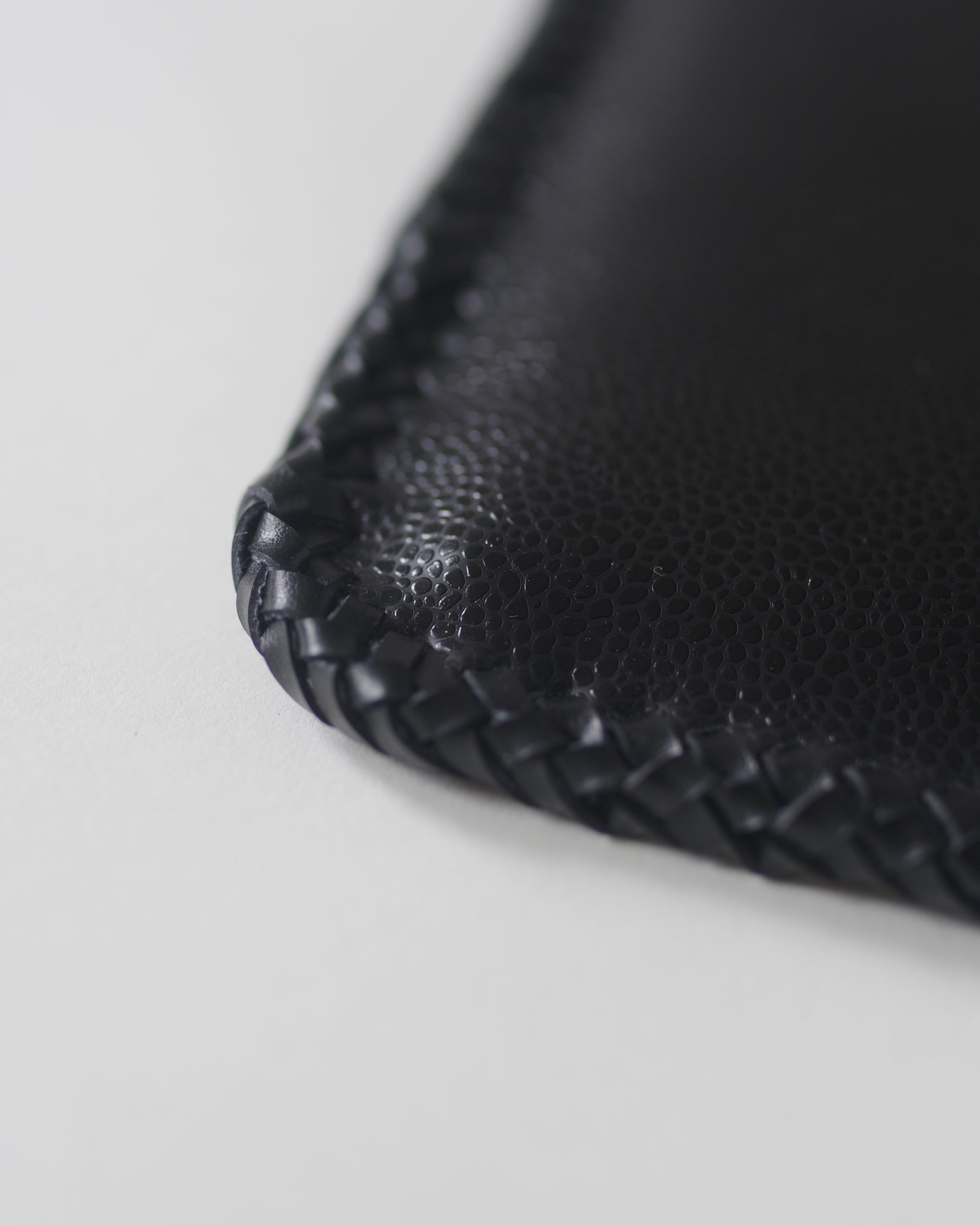 Black T Vegan Leather Ipad Sleeve